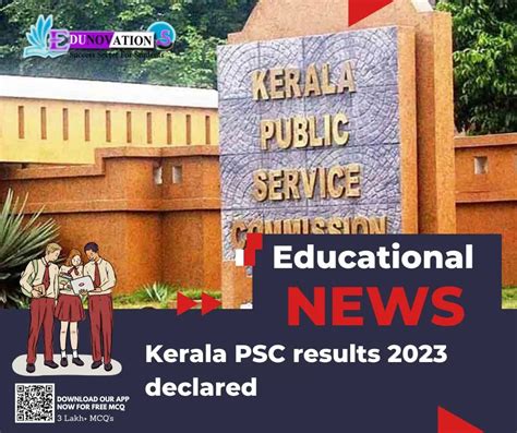 kerala psc results 2023.
